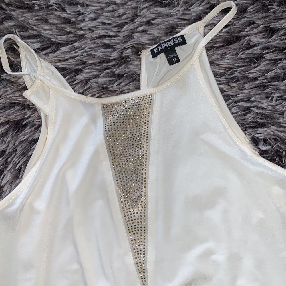Express Rhinestone Tank Top - Picture 2 of 2